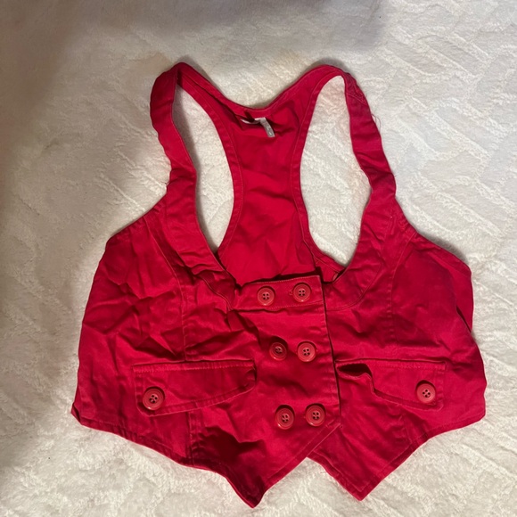 Max Rave | Tops | L Max Rave Pink Vest | Poshmark